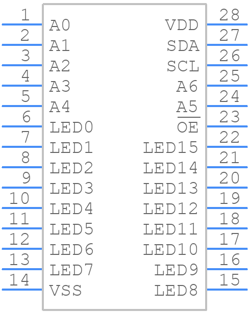 PCA9635PW,118 - NXP - PCB symbol