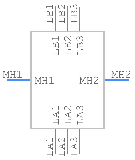 RB6532-16-0M8 - Schaffner - PCB symbol
