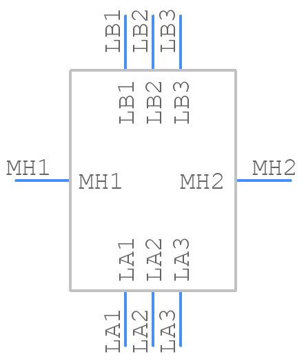RB6532-16-0M8 - TE Connectivity - PCB symbol