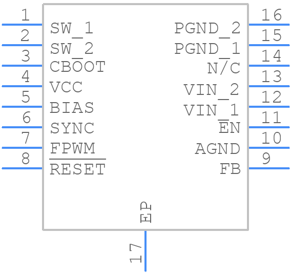 LM536033QPWPTQ1 - Texas Instruments - PCB symbol