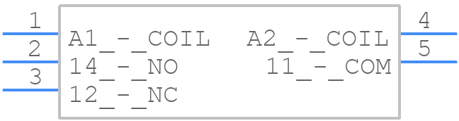 36.11.9.024.4001 - FINDER - PCB symbol