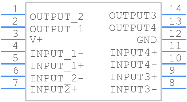 LM339MX/NOPB - Texas Instruments - PCB symbol
