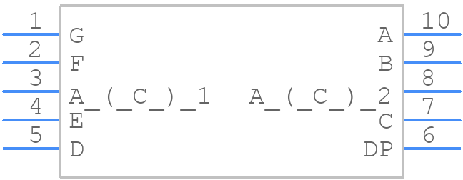TDSO3160-L - Vishay - PCB symbol