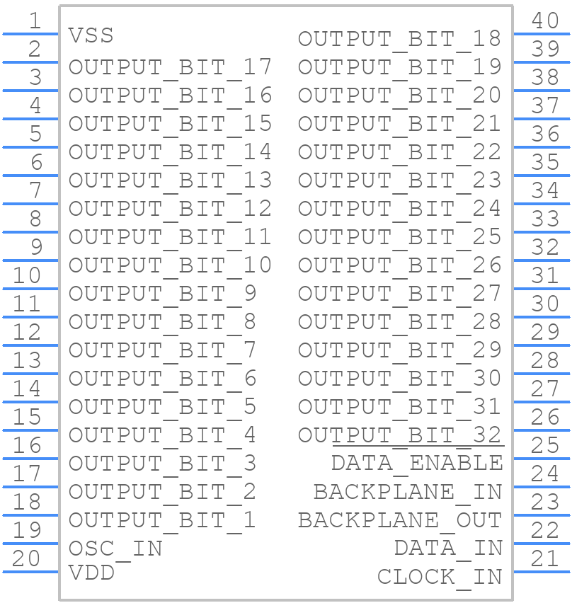 MM5452N/NOPB - Texas Instruments - PCB symbol