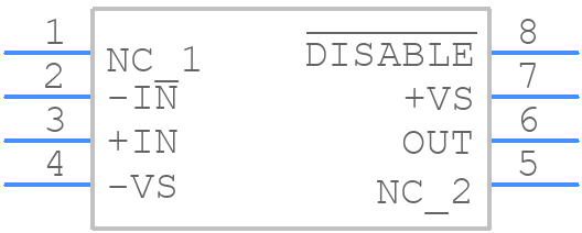ADA4895-1ARZ-RL - Analog Devices - PCB symbol
