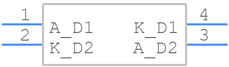 BAT62E6327HTSA1 - Infineon - PCB symbol