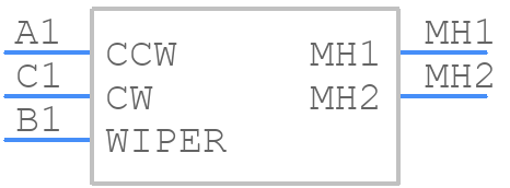 PEC12R-4225F-N0024 - Bourns - PCB symbol