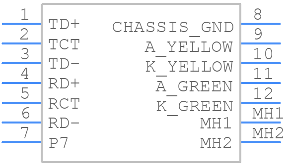 SI-50158-F - BelFuse - PCB symbol