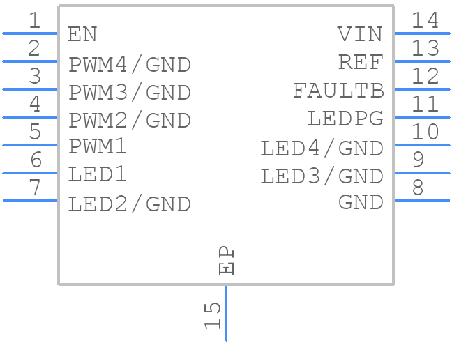 AL1791AFE-13 - Diodes Incorporated - PCB symbol