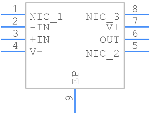 ADA4528-1ACPZ-R2 - Analog Devices - PCB symbol