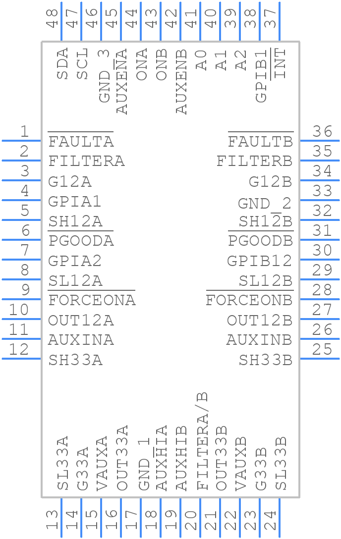 TPS2363PFBG4 - Texas Instruments - PCB symbol