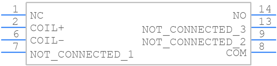 V23100V4305C010 - TE Connectivity - PCB symbol