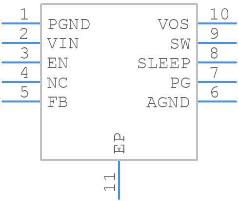 TPS62175DQCT - Texas Instruments - PCB symbol