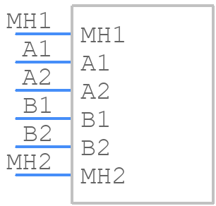 556881-2 - TE Connectivity - PCB symbol