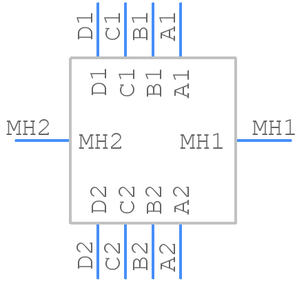 FX30B-4P-3.81DSA25 - Hirose - PCB symbol
