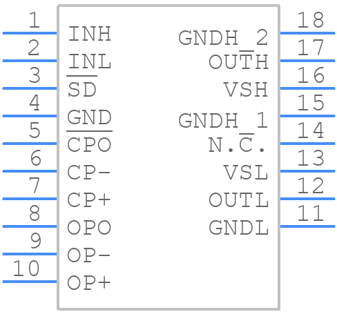 2ED020I12-FI - Infineon - PCB symbol