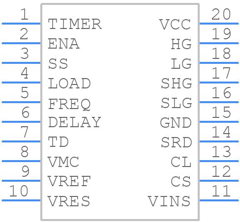 ICE2HS01G - Infineon - PCB symbol