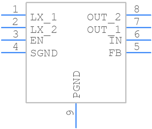 SY7088DGC - Silergy - PCB symbol