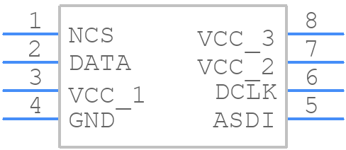 EPCS1SI8N - Intel - PCB symbol