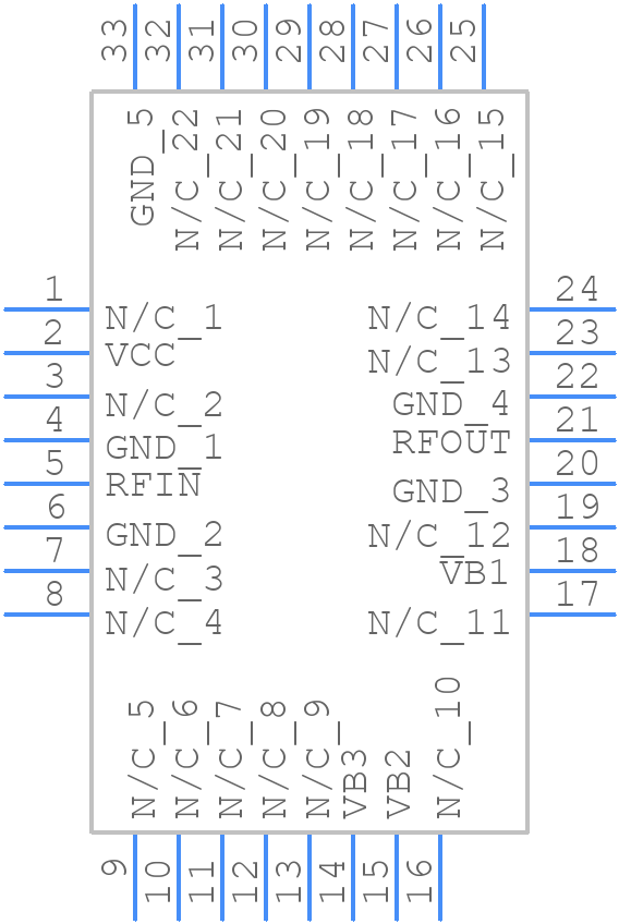 MAAL-011151-TR0100 - MACOM - PCB symbol