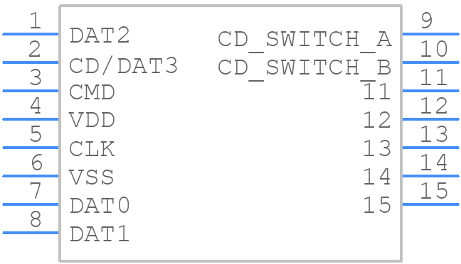 DM3BT-DSF-PEJS - Hirose - PCB symbol