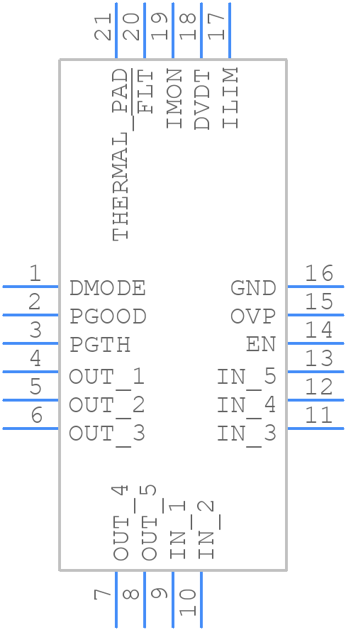 TPS25944ARVCT - Texas Instruments - PCB symbol