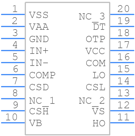 IRS2461SXUMA1 - Infineon - PCB symbol