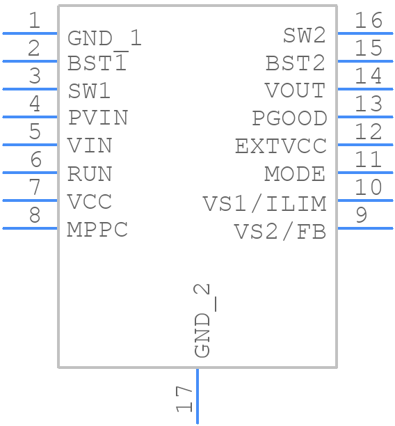 LTC3130IMSE-1#TRPBF - Analog Devices - PCB symbol