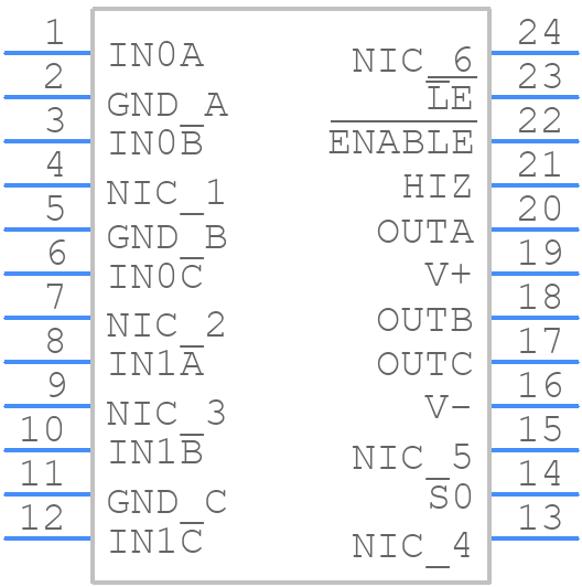 EL4340IUZ - Renesas Electronics - PCB symbol