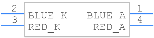 APHBM2012QBDSURKC - Kingbright - PCB symbol