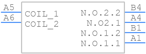 HE1aN-P-DC12V - Panasonic - PCB symbol