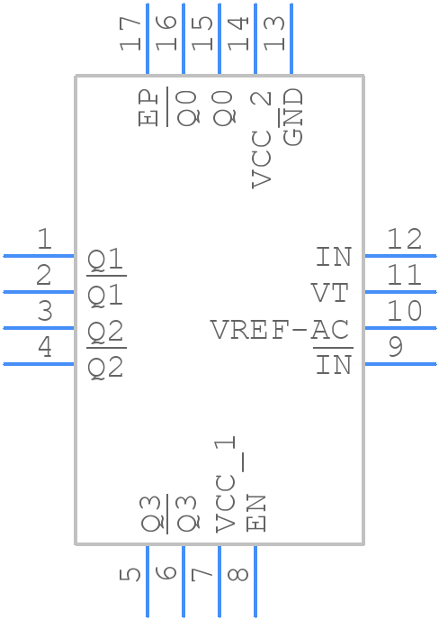 SY89833LMG - Microchip - PCB symbol