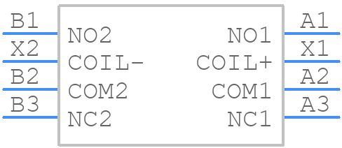 FCA-210-1027M - TE Connectivity - PCB symbol