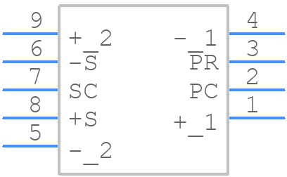 V24A3V3C264BG - VICOR - PCB symbol