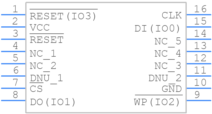 W25Q01JVSFIQ - Winbond - PCB symbol