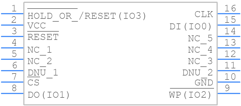 W25Q01JVSFIM - Winbond - PCB symbol
