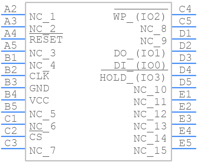 W25Q512JVBIM - Winbond - PCB symbol