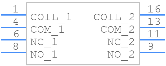 V23105-A5303-A201 - TE Connectivity - PCB symbol