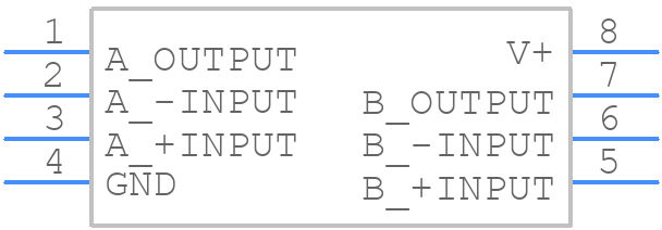 NJM2403D - New Japan Radio - PCB symbol