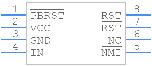 DS1708ESA+ - Analog Devices - PCB symbol