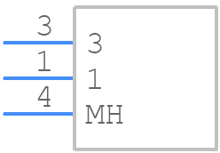 TP11SH9AVBE - LITTELFUSE - PCB symbol
