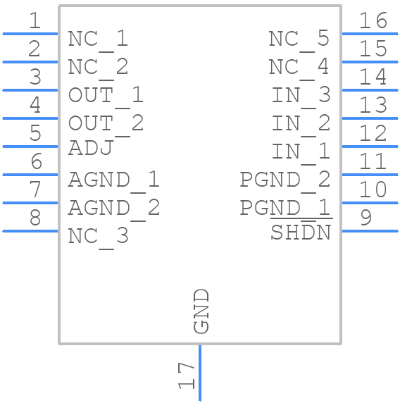 LT3022EDHC#PBF - Analog Devices - PCB symbol