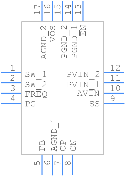 TPS62093RGTR - Texas Instruments - PCB symbol