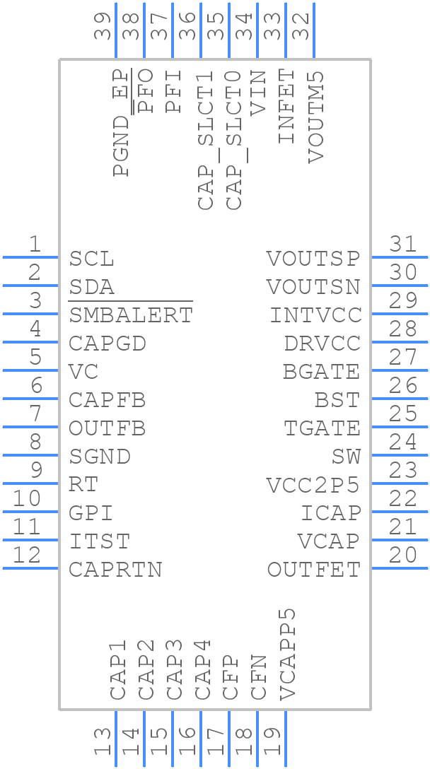 LTC3350EUHF#PBF - Analog Devices - PCB symbol