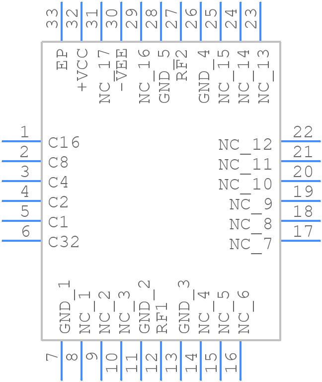 MAAD-007082-000100 - MACOM - PCB symbol