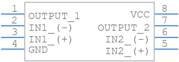 LM393N - onsemi - PCB symbol