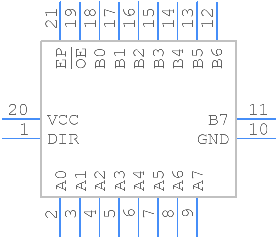 74VHC245BQ,115 - Nexperia - PCB symbol