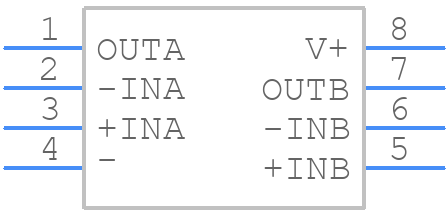 OPA2350EA/250G4 - Texas Instruments - PCB symbol