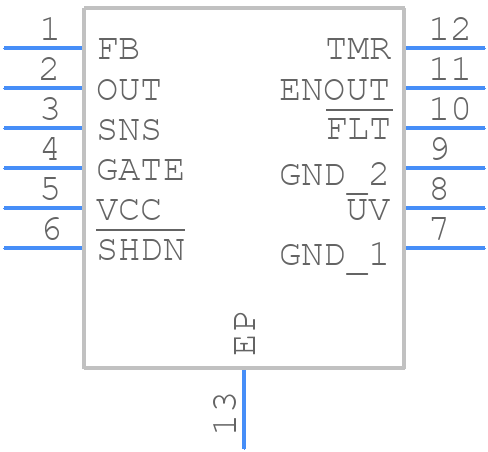 LT4363HDE-1#TRPBF - Analog Devices - PCB symbol