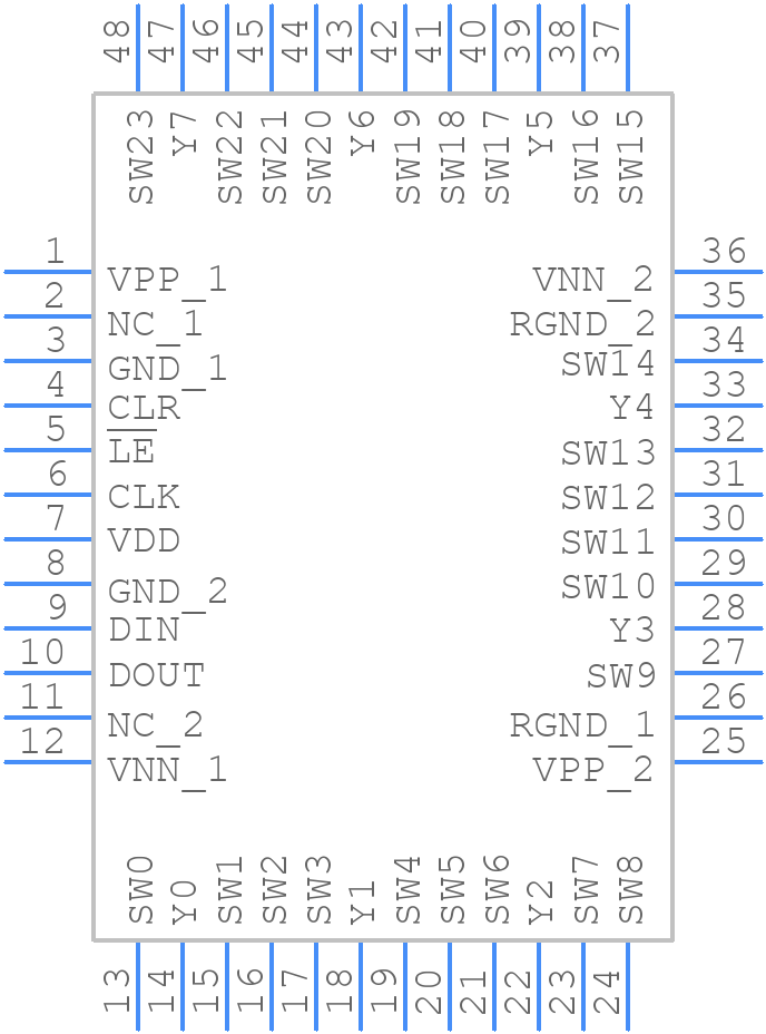 HV2761FG-G - Microchip - PCB symbol
